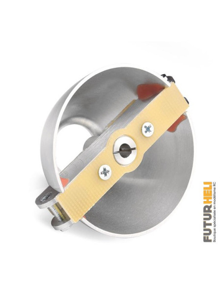 Cone planeur ventilé Alu 62mm pour arbre de 5 ou 6 mm