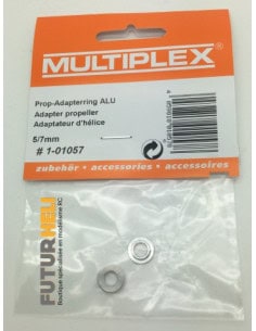 Adaptateur d'helice Alu 5/7mm 5 (X2) Multiplex 1-01057