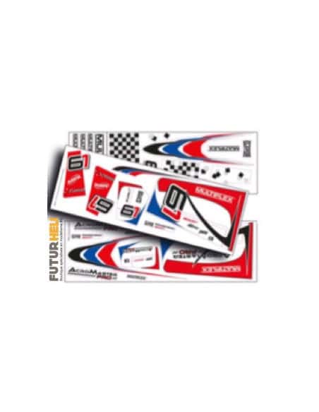 Planche décoration Bleu/Rouge AcroMaster Pro Multiplex 1-00856