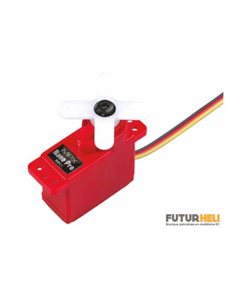 Servo Nano Pro MG 2kg 11g Pignons metal Multiplex 65119
