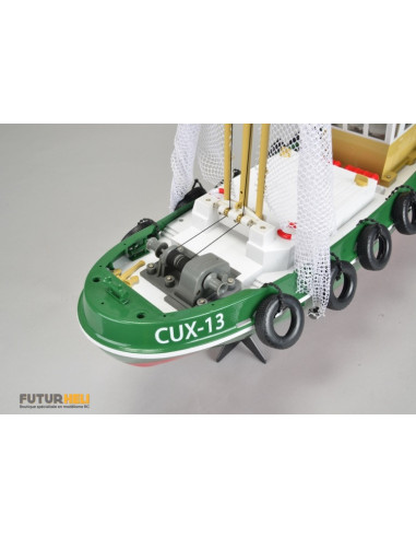 Bateau de pêche CUX-13 + Radio (complet) 108014