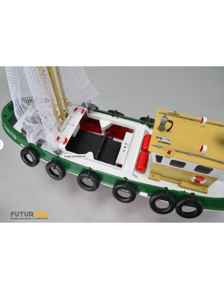 Bateau de pêche CUX-13 + Radio (complet) 108014