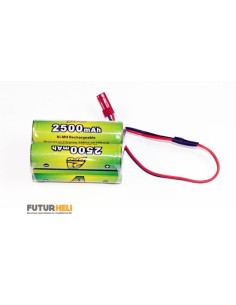 Accu Nimh 2500 Mah 4.8V Prise Bec