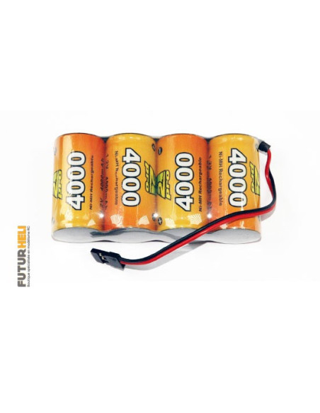 Batterie réception niMh 4000 mAh prise JR
