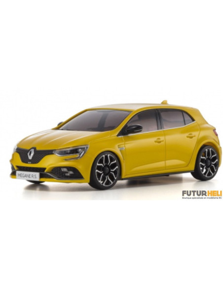 Mini-Z Renault megane RS Sirius jaune + radio Kyosho 32421Y