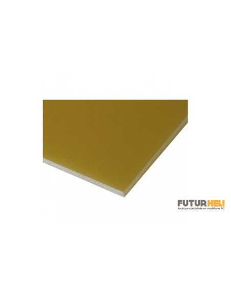 Plaque fibre de verre 350x150mm ep 0,5mm