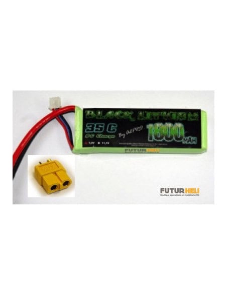 Lipo 1800 mAh 2S 7,4v 35C Black Lithium
