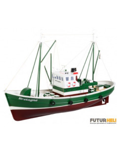 Bateau de pêche Breton longeur 800mm Naviscale