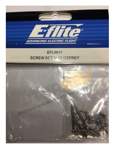 V-22 osprey Set de vis E-flite EFL9611