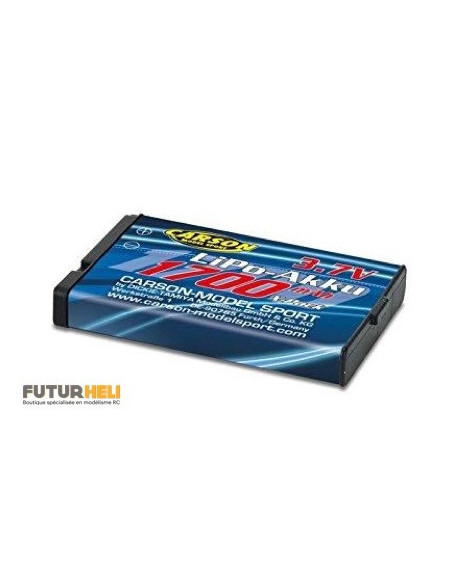Batterie 1700 mAh 1S pour emmeteur Reflex Carson 500608134