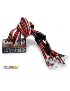 Kit eclairage voiture course (race) 12 led Carson 500906154