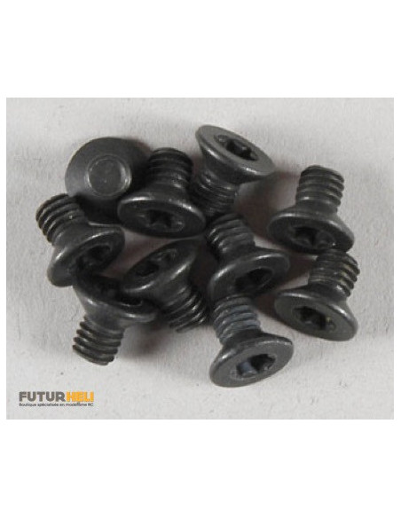 Vis Torx tête conique M4x6 10 pièces
