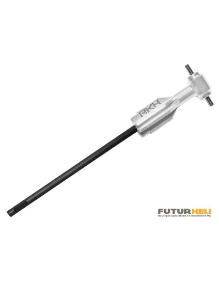 Axe rotor principal option 70S argent Rakonheli