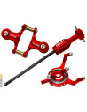 Combo tête rotor alu rouge  blade 70S Option rakonheli 70S012-R