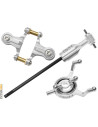 Combo tête rotor alu argent  blade 70S Option rakonheli 70S012-S