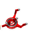 Plateau cyclique alu rouge blade 70S option Rakonheli