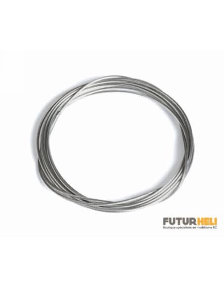 Cable Acier 0.8 mm  x 2M  Graupner 732.08