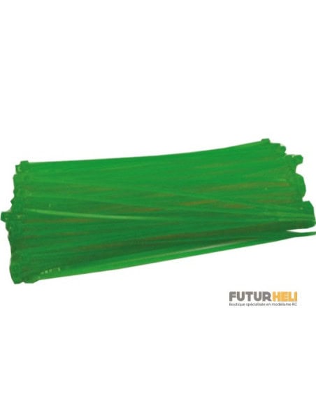 Colliers nylon vert 3x150mm 20 pièces Robbe