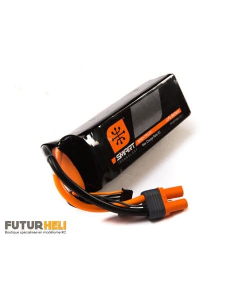 Batterie lipo 5000 mAh 6S 30C Smart iC5 Spektrum SPMX50006S30