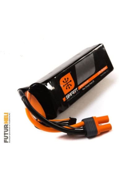Batterie lipo 2200 mAh 3S 11,1v 30C prise EC3/IC3 Spektrum SPMX22003S30