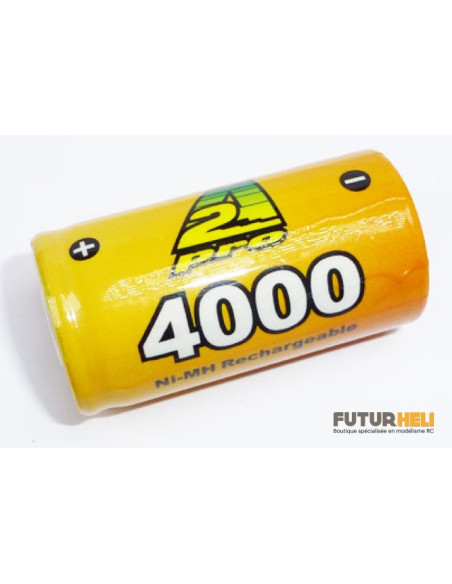 Element batterie NIMH 43 x 23mm 4000 Mah 1,2v