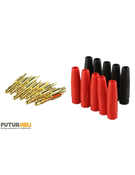 Prise bananne 4mm (x5 paire)