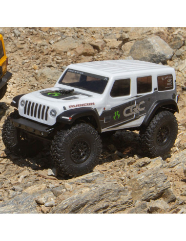 Axial Jeep wrangler 2019 SCX24 4wd Complet Blanche AXI00002T1