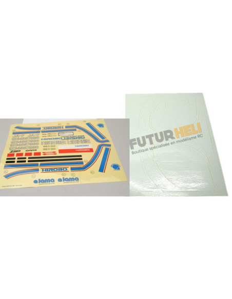 Déco complète bleu lama 30 Hirobo