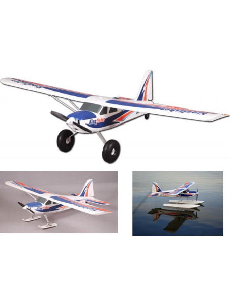 AVion Kingfisher PNP (env 1400mm)+flotteurs+skis FMS103F