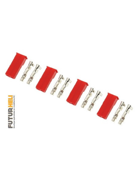 Connecteur Or bec male (x4) Gforce