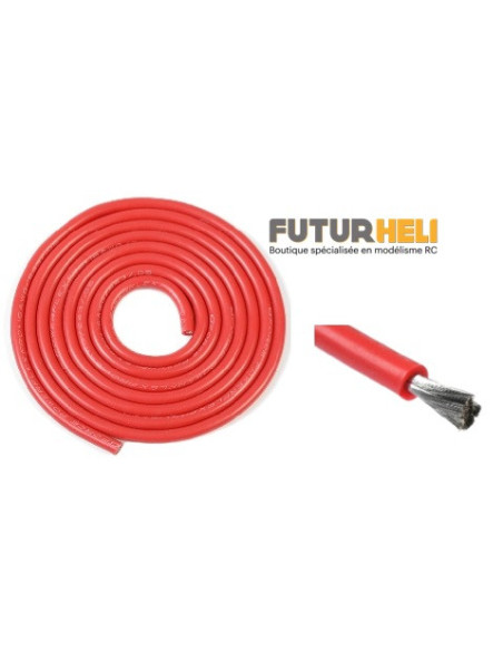 Cable Poweflex Rouge 12AWG 4,5mm 1M Gforce