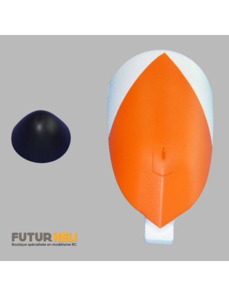 Capot + nez noir Cargo EC-1500 E-flite EFL5757