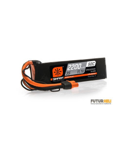 Batterie lipo 2200 mAh 3S 11,1v 50C prise EC3/IC3 Spektrum SPMX22003S50