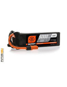 Batterie lipo 5000 mAh 6S 30C Smart iC5 Spektrum SPMX50006S30