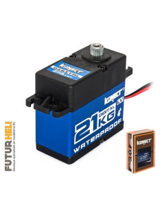 Servo étanche 21kg 6v pignons metal Konect