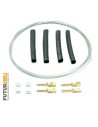 Set commande cable 0,8mm x 2x1M + virolles de 2mm