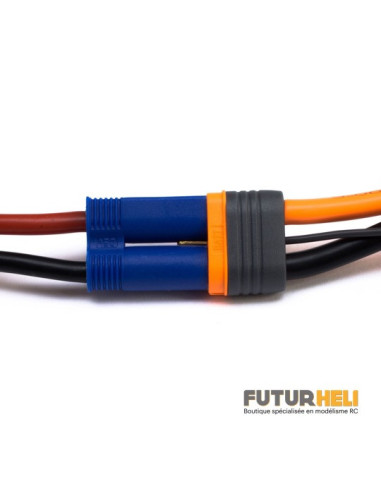 Batterie lipo Hardcase 5000 Mah 2S 7,4v Smart Technology prise EC3/IC3