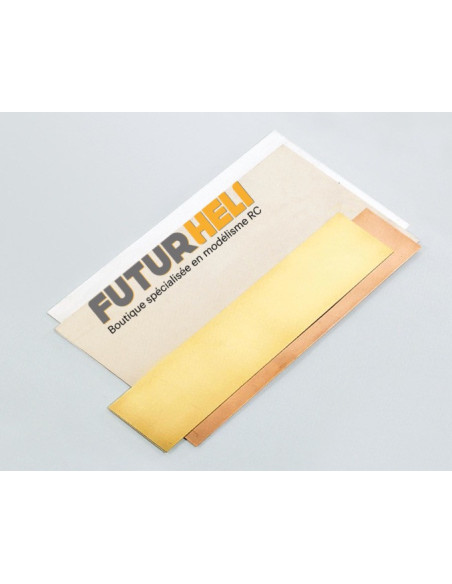 Tôle aluminium 500x250x,02mm Graupner