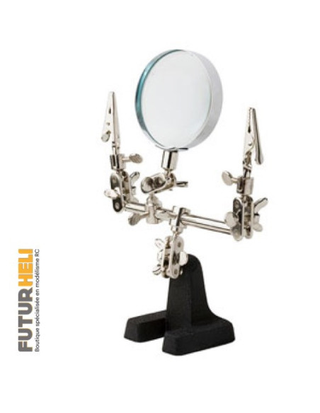 Pince double avec loupe