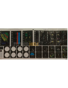 instruments de bord planche autocollants V2