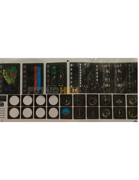 instruments de bord planche autocollants V2