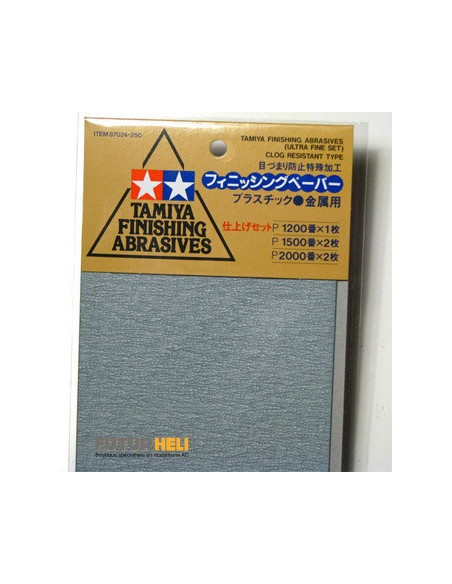 Tamiya 87024 papier à poncer ultra fin  1200/1500/2000