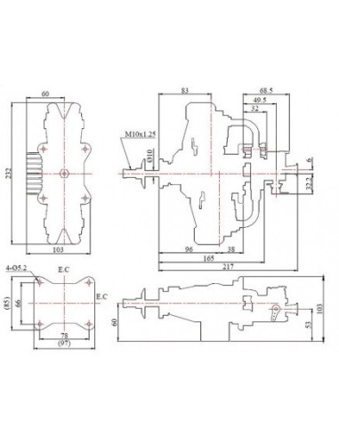 Saito FG-61TS bicylindre 60,9cc