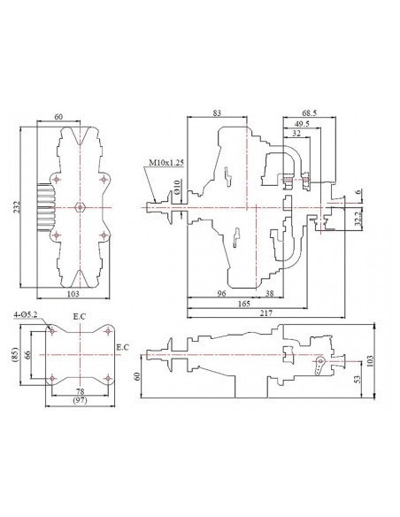 Saito FG-61TS bicylindre 60,9cc