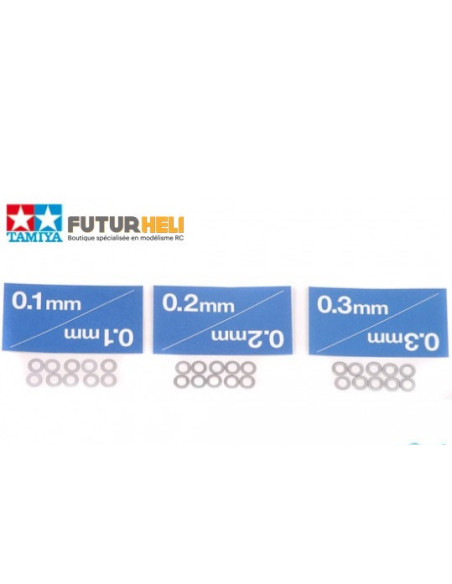 Tamiya set de cale 3 mm (3 épaisseurs) 53585