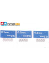 Tamiya set de cale 3 mm (3 épaisseurs) 53585