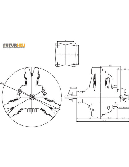 Saito FG-90R3 Essence 3 cylindres