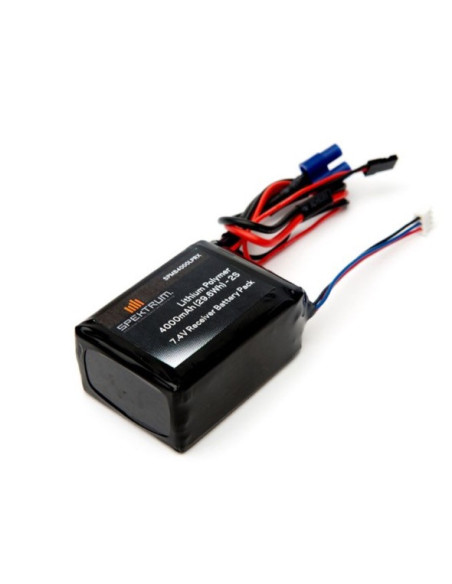 Batterie réception lipo 4000 Mah 2S 7,4v