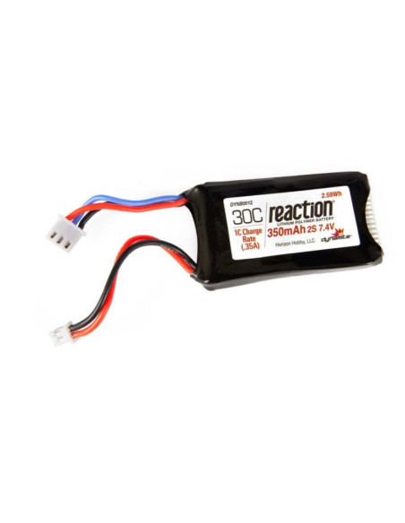 Batterie lipo 350 mAh 2S prise PH 2.0