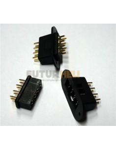 Connecteur d'aile 8 pin 2 paires Emcotec A85310